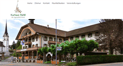 Desktop Screenshot of kurhaus-fluehli.ch