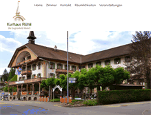 Tablet Screenshot of kurhaus-fluehli.ch